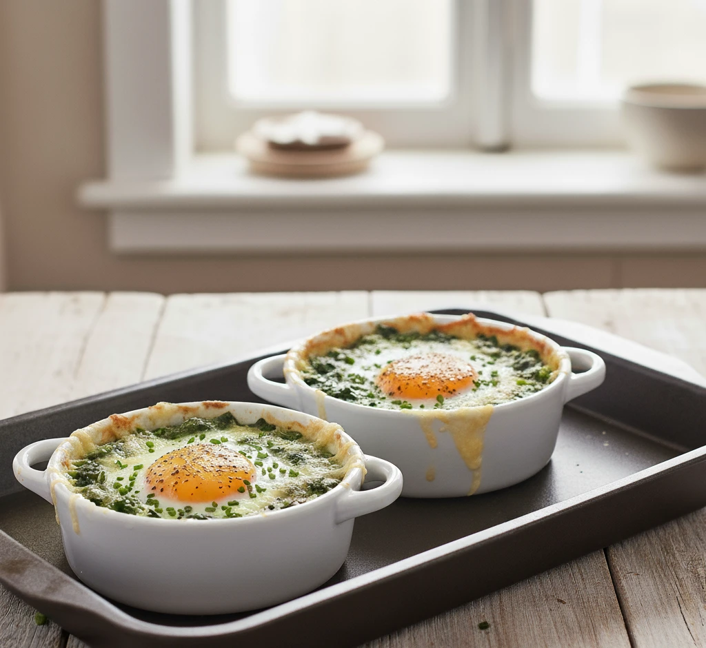 Jajka zapiekane w kokilkach