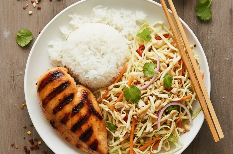 Sałatka azjatycka z białą kapustą