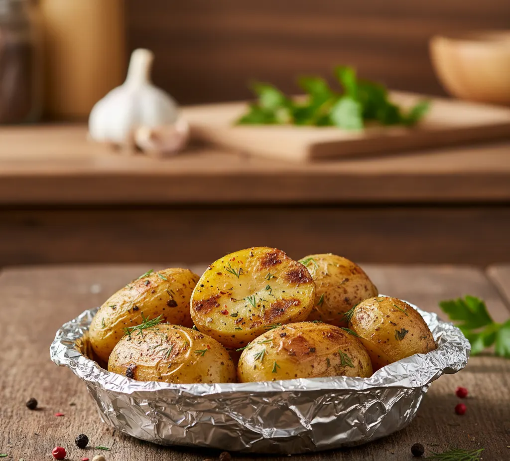 Pieczone ziemniaki na grilu