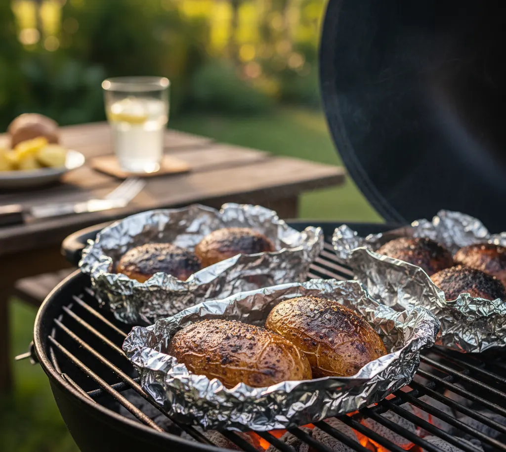 Pieczone ziemniaki na grilu
