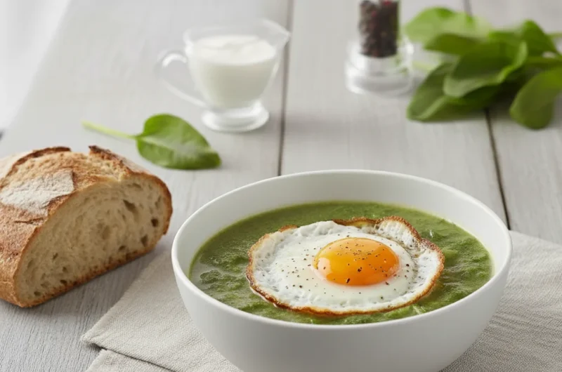 Zupa szczawiowa z jajkiem