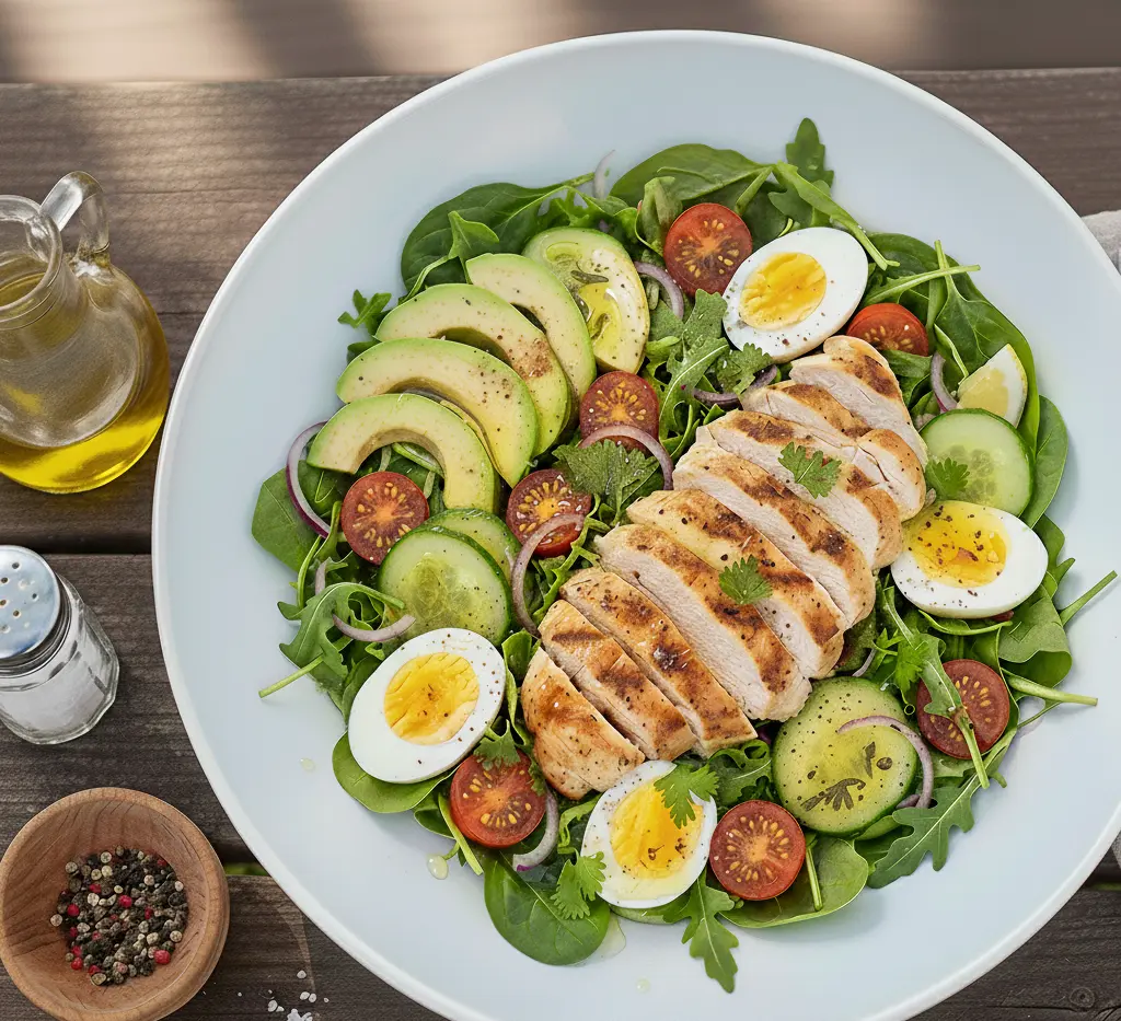 salatka do pracy z kurczakiem i awokado 2 sałatka do pracy z kurczakiem i awokado