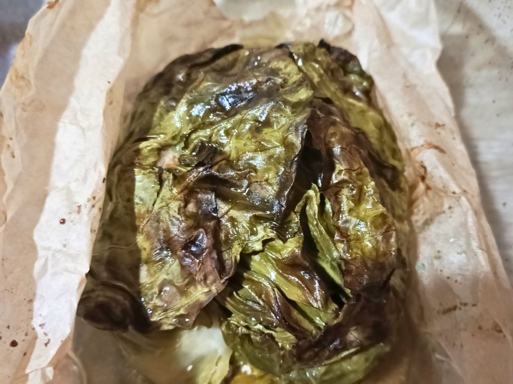 Rolada ze schabu w liściach kapusty