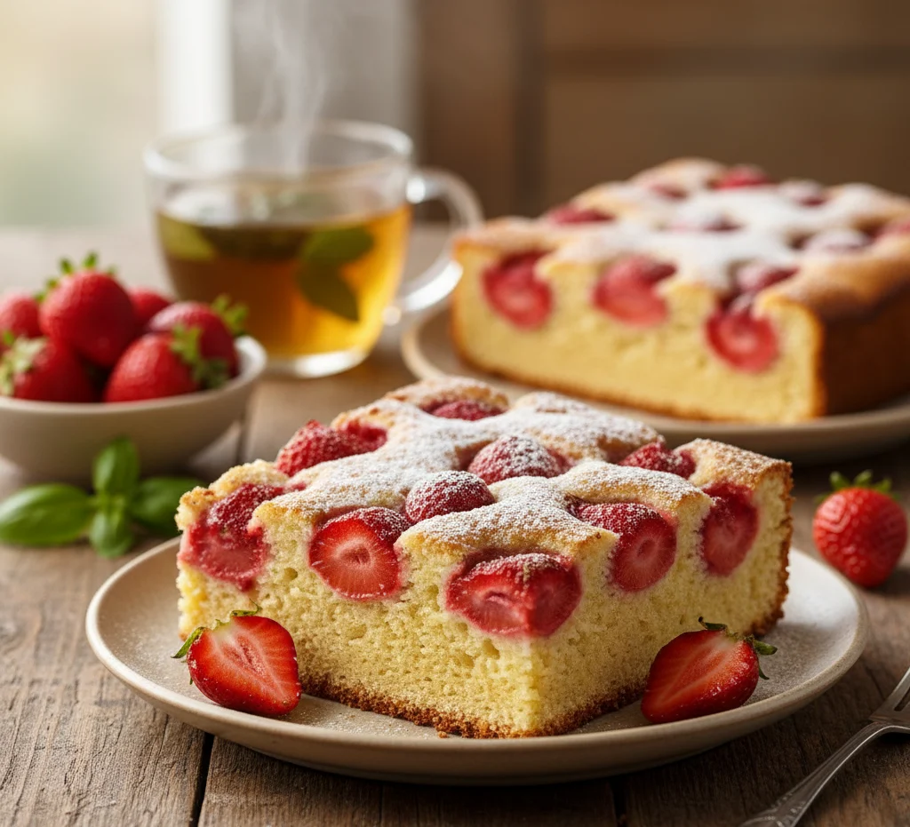 ciasto z truskawkami