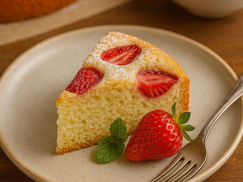 ciasto z truskawkami