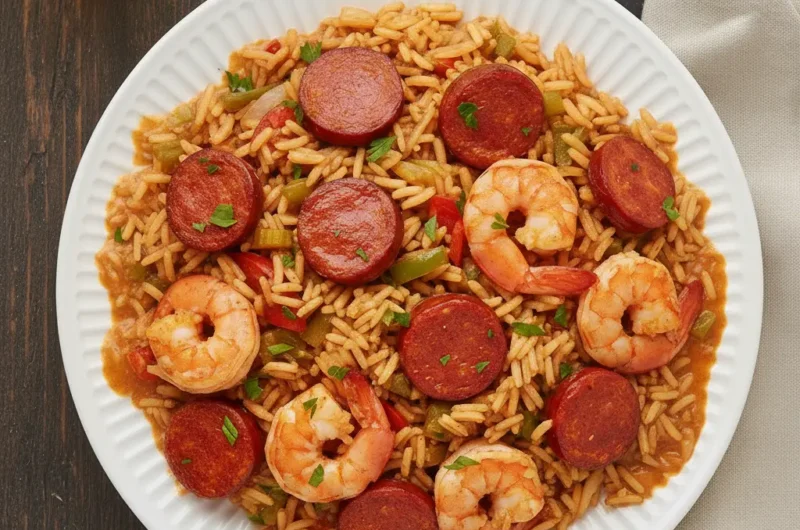 Jambalaya z Kiełbasą Chorizo