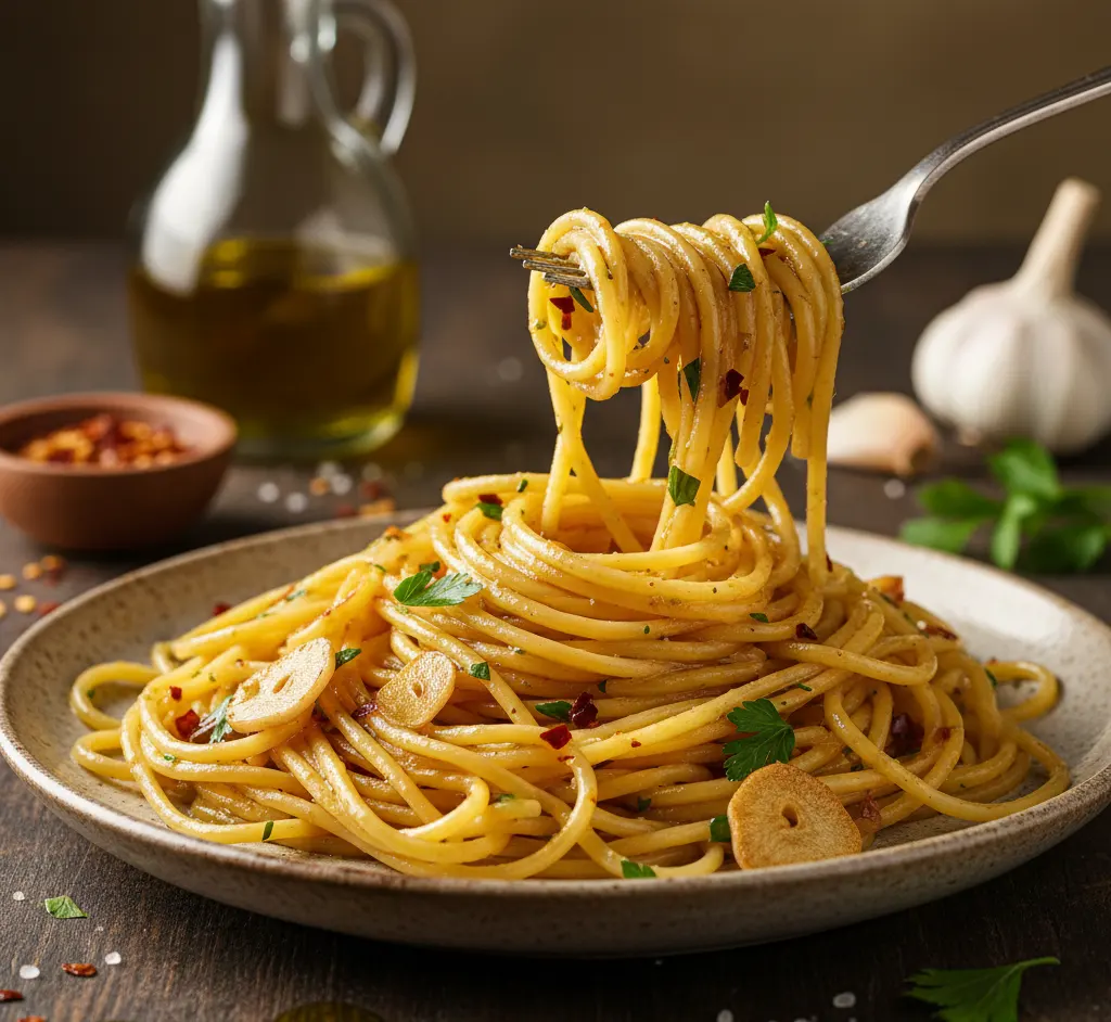 Spaghetti aglio olio