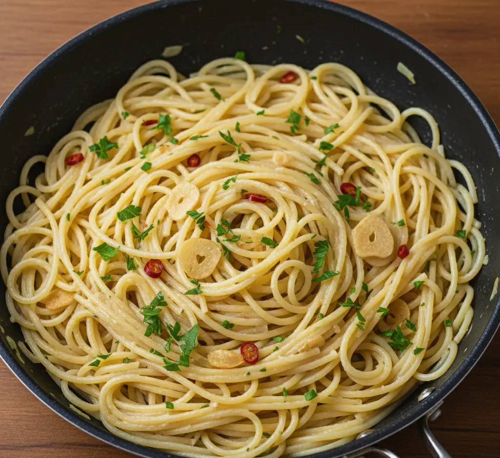 Spaghetti aglio olio