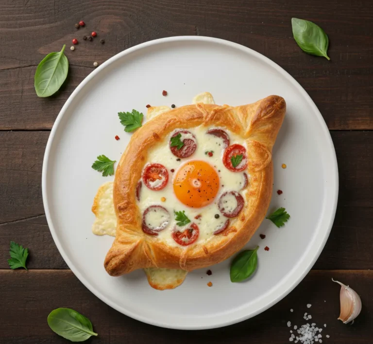 chaczapuri z kiełbasą