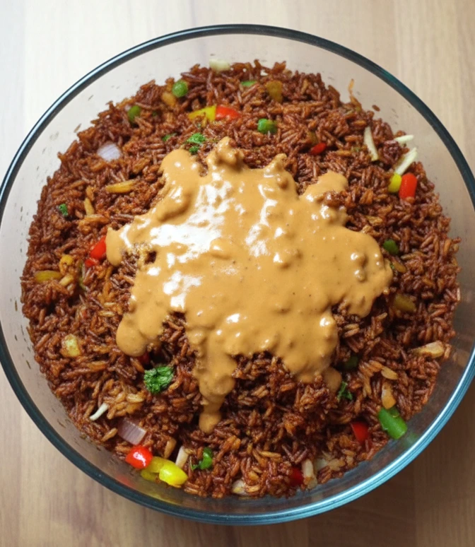 salatka z pieczonym ryzem 1