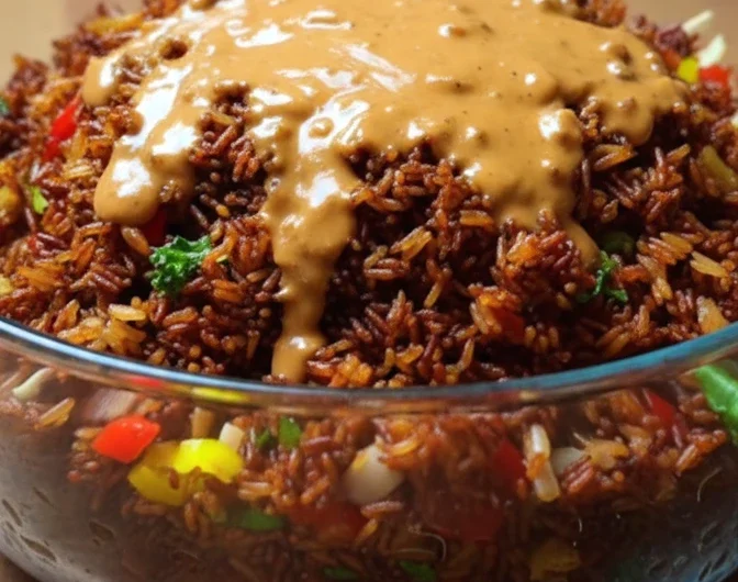 sałatka ryżowa z kurczakiem