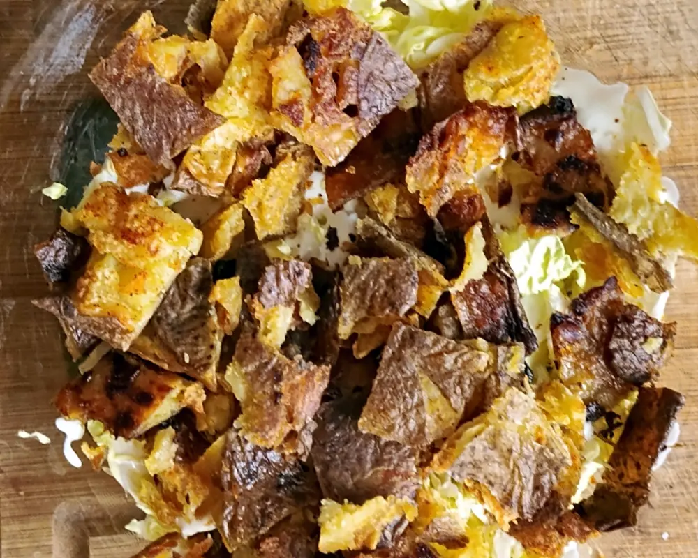 Sałatka z pieczonymi ziemniakami