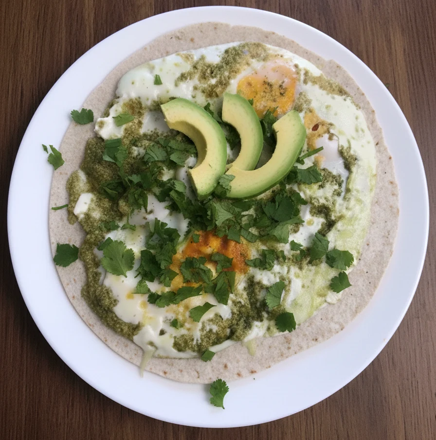 tortilla pesto feta egg 2 Tortilla z pesto