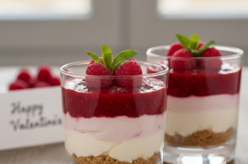 deser malinowa chmurka