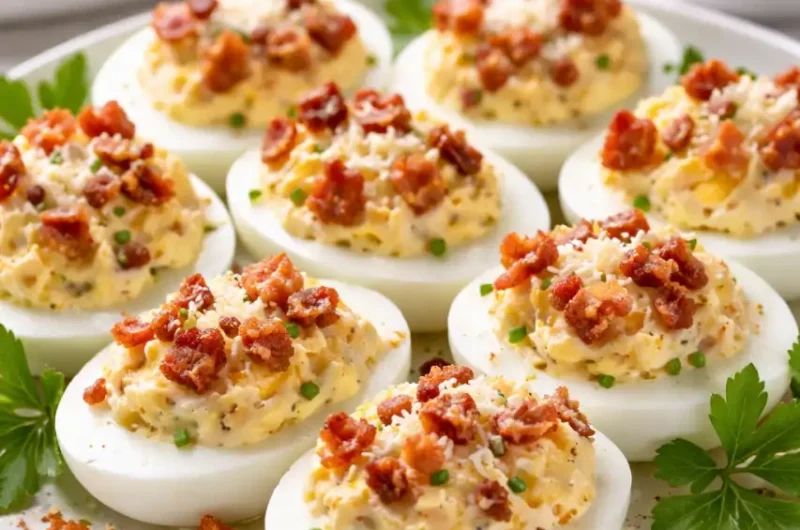 Jajka z chrzanem i majonezem