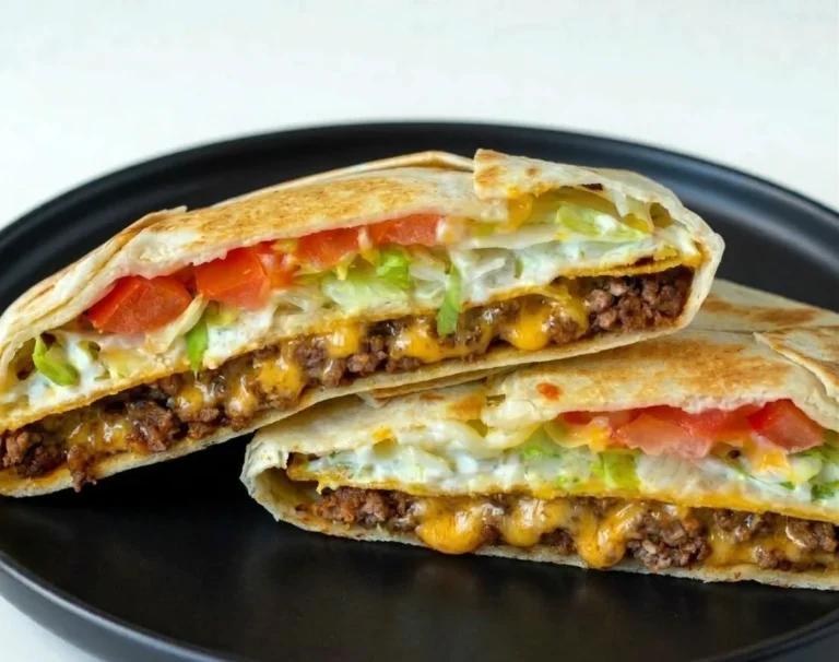 crunchwrap, wrap z tortilli