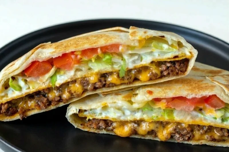 crunchwrap, wrap z tortilli