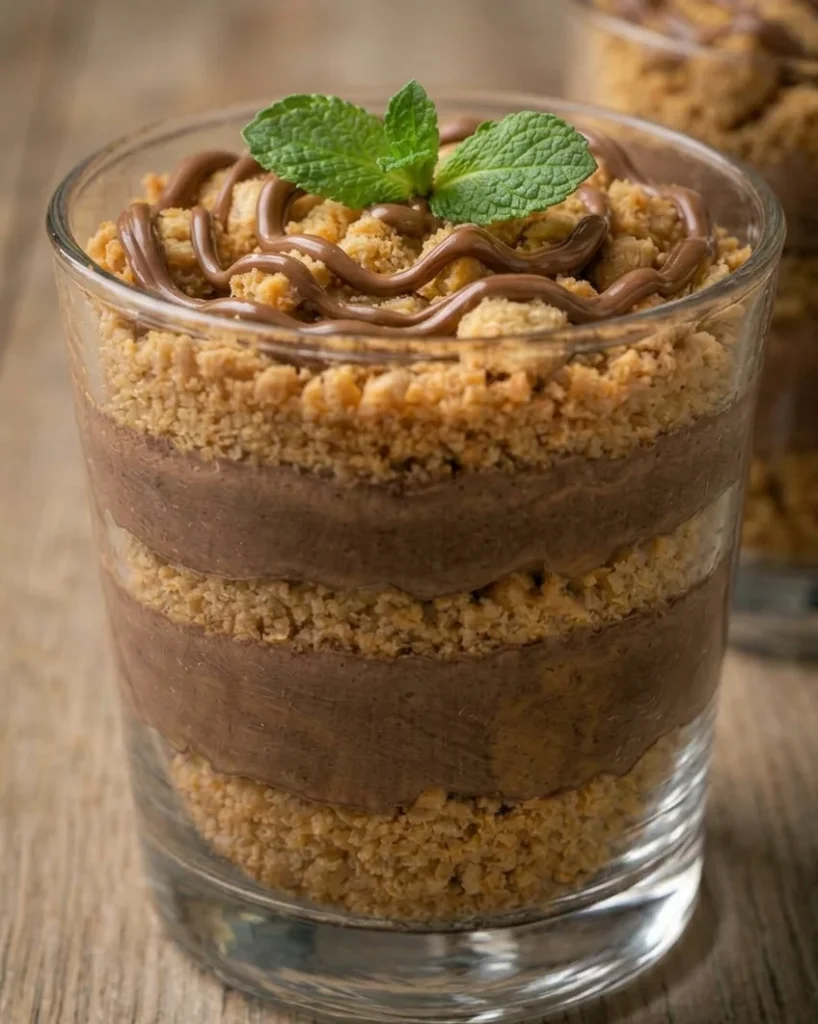 deser z mascarpone nutelli i herbatnikow deser z mascarpone nutelli i herbatnikow