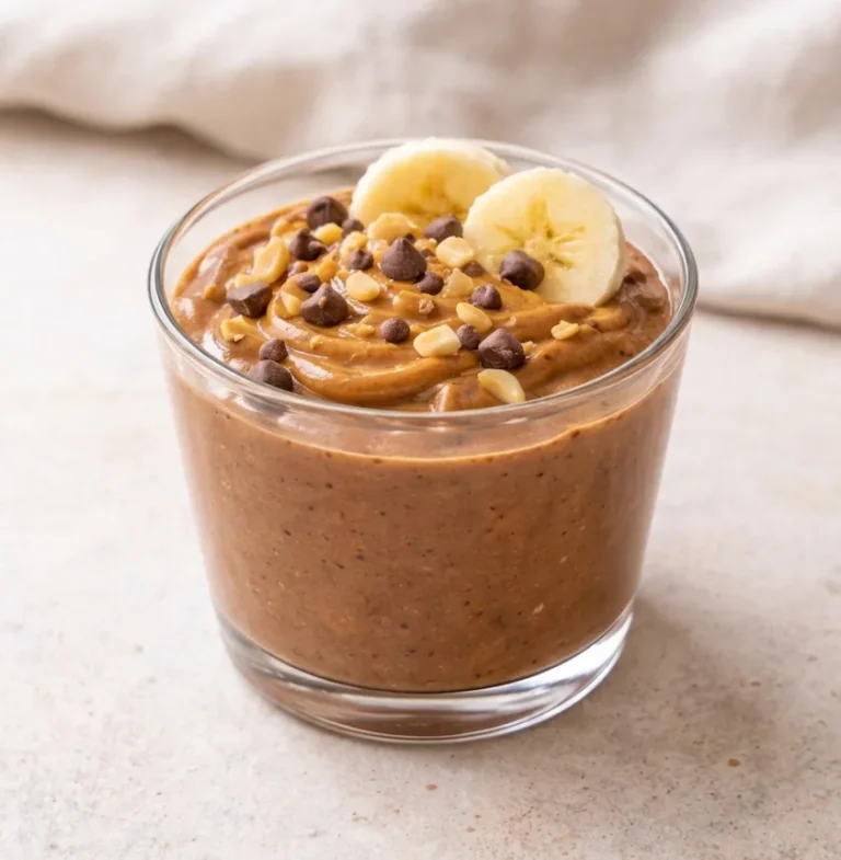 Deser z masłem orzechowym