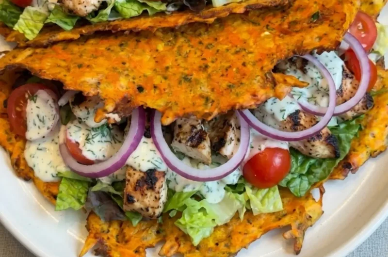 wrap z marchewki i sera