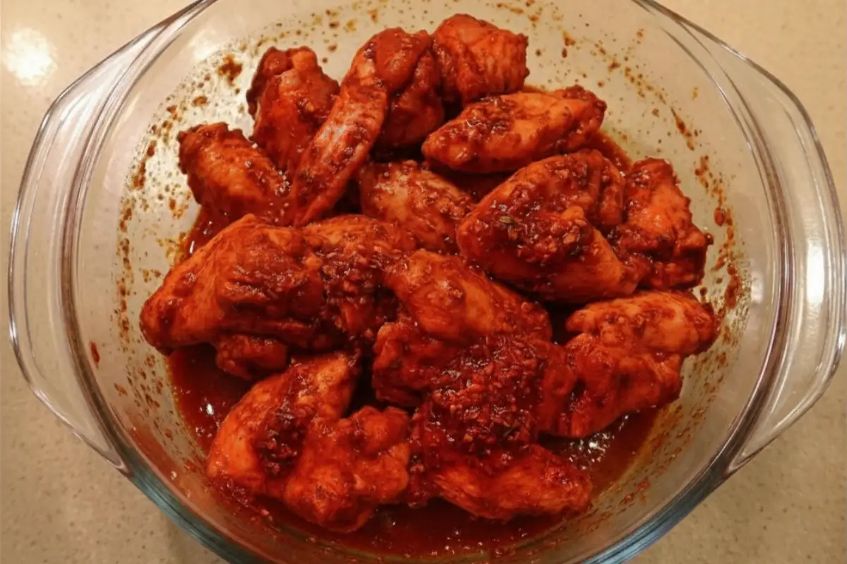 Grillowany kurczak w marynacie sriracha