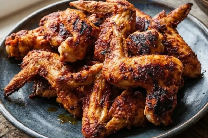 skrzydelka grillowane w marynacie sriracha Grillowany kurczak w marynacie sriracha