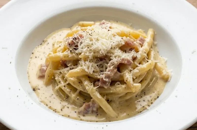 fasolka szparagowa a la carbonarra 1 fasolka szparagowa a la carbonara